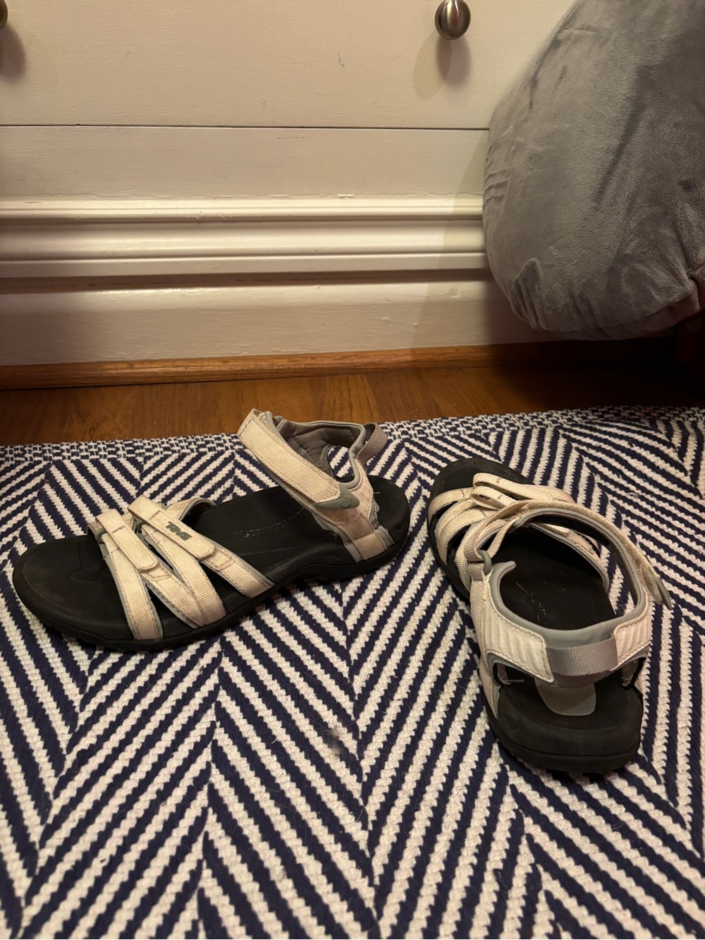Teva Beige Water Sandals with Adjustable Straps - Picture 2 of 4